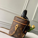 Back view of refined classic women's handbag – women's premium purse