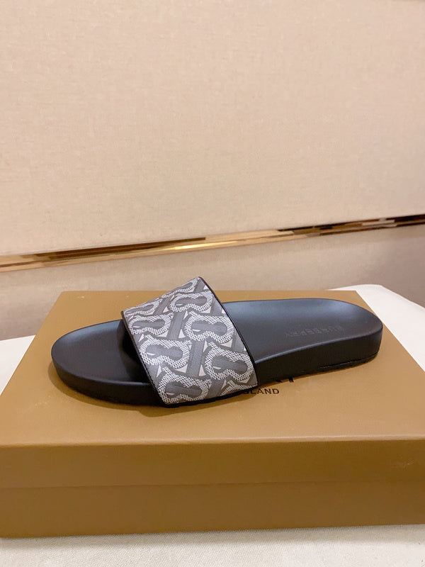 Burberry Beige Slip-On Sneakers - Front View