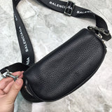 Chic Faux Leather Handbag - Statement Silhouette | Women's Everyday Carry Handbag #742 - close-up detail shot (image 3) of designer-inspired handbag