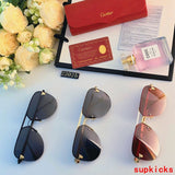 Side view of Cartier unisex sunglasses