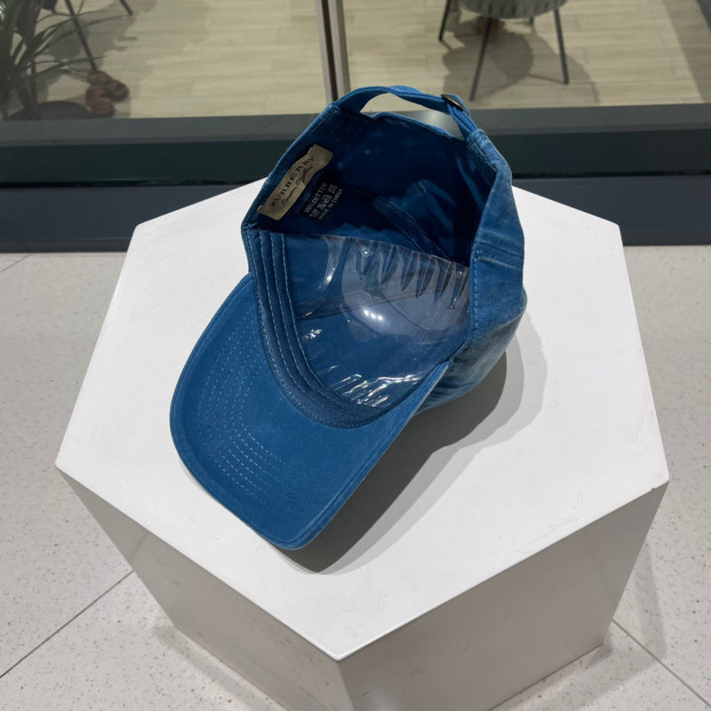 Side view of Burberry unisex cap