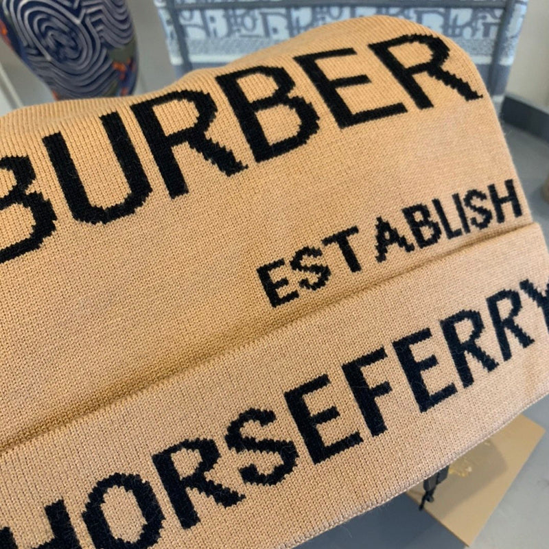 Front view of Burberry unisex cap