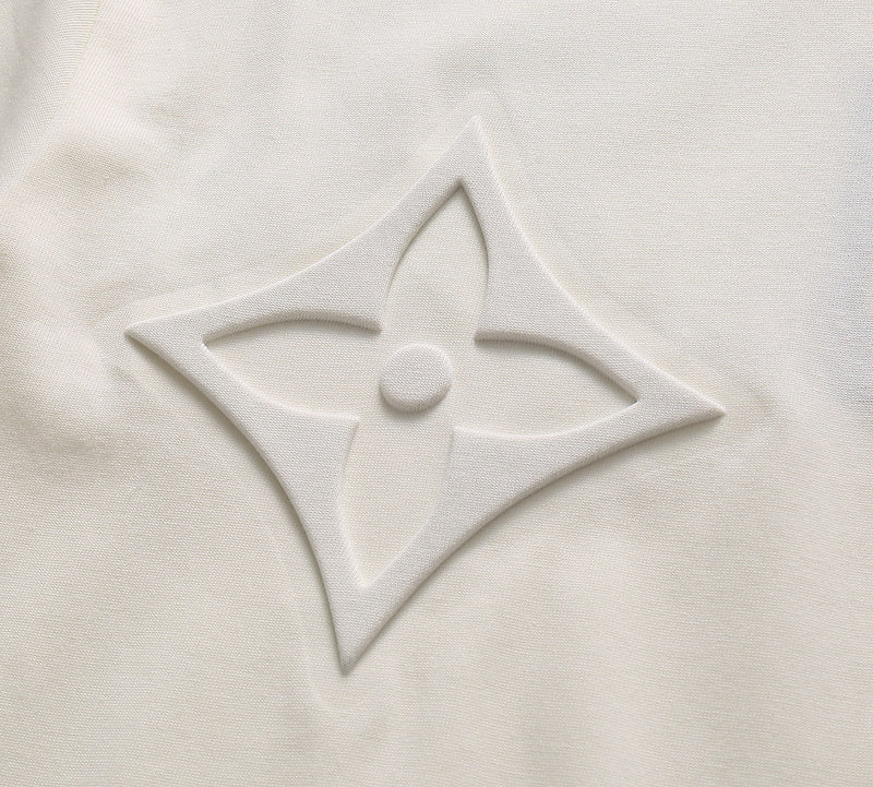 Side profile of Louis Vuitton cotton t-shirt with signature branding