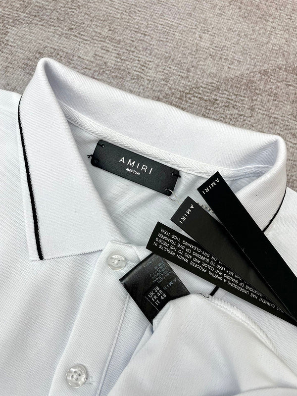 Amiri luxury t-shirt detail shot