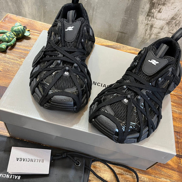 Balenciaga Camel Combat Boots - Sole Detail View