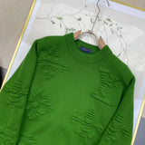 Close-up detail shot of Louis Vuitton luxury clothing with relaxed-fit cut