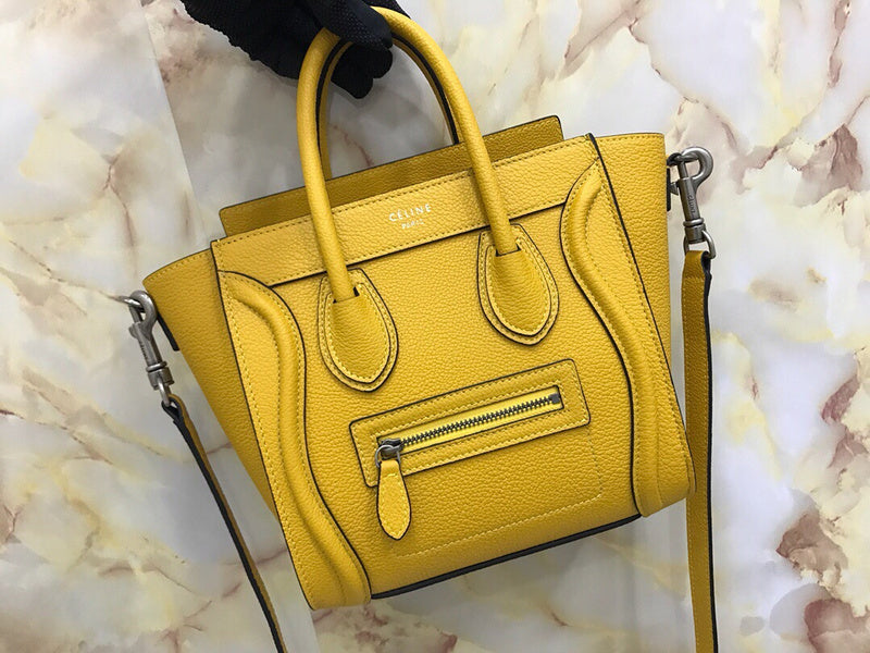 Side profile of classic structured women's handbag – women's everyday handbag