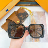 Lifestyle view of Louis Vuitton unisex sunglasses