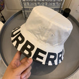Front view of Burberry unisex cap