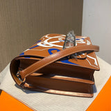 Sculpted bag shown from front angle