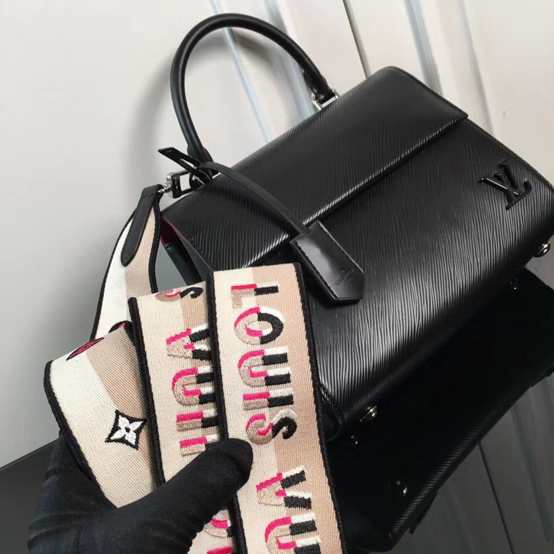 Front view of sleek statement women's handbag – women's premium purse