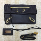 Contemporary Vegan Leather Handbag - Smooth Faux-Leather Exterior | Women's Everyday Carry Handbag #959 - front view (image 1) of designer-inspired handbag