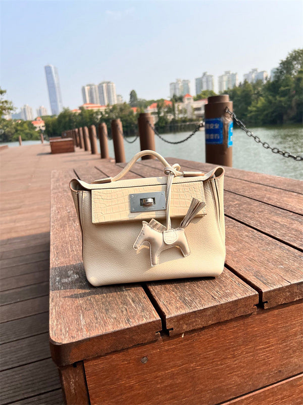 Structured handbag styled for everyday wear