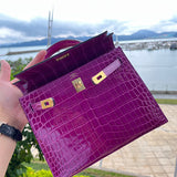 Considered bag shown from front angle
