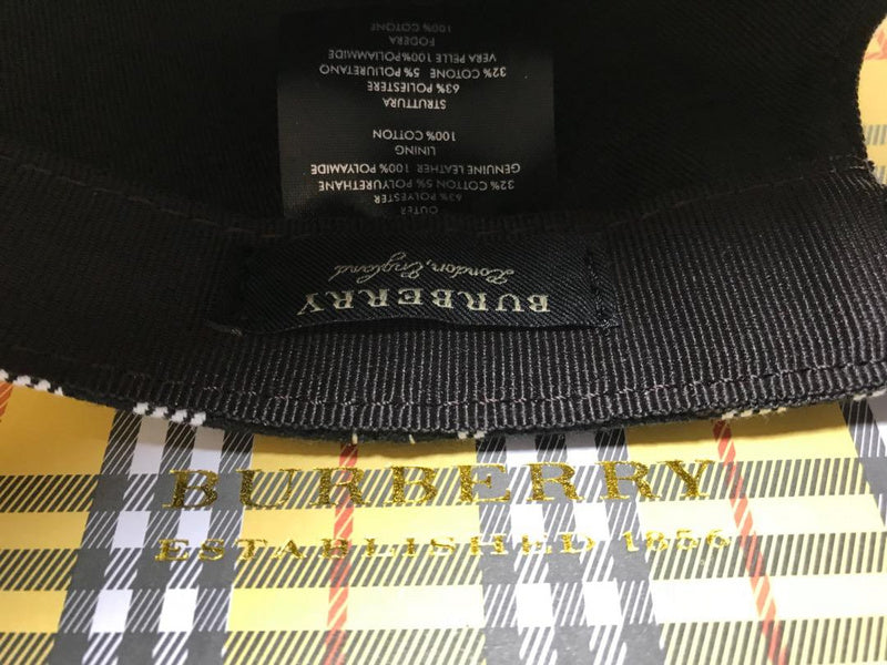 Lifestyle view of Burberry unisex cap