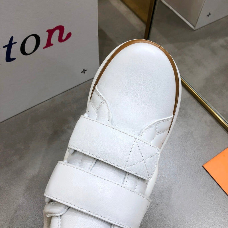 Louis Vuitton Beige Knee-High Boots - Back View