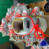 Nike neutral cream luxury sneakers view 5 breathable knit upper
