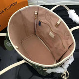 Front view of polished statement women's handbag – women's everyday handbag