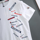 Flat lay presentation of Moncler luxury clothing with tailored silhouette