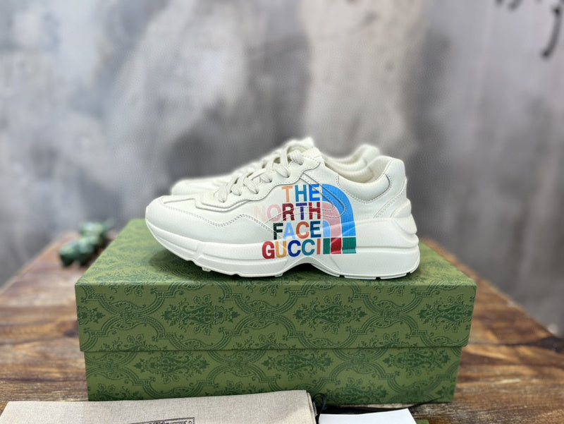 Gucci bold contrast luxury sneakers view 10 signature lace-up style