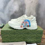 Gucci bold contrast luxury sneakers view 10 signature lace-up style