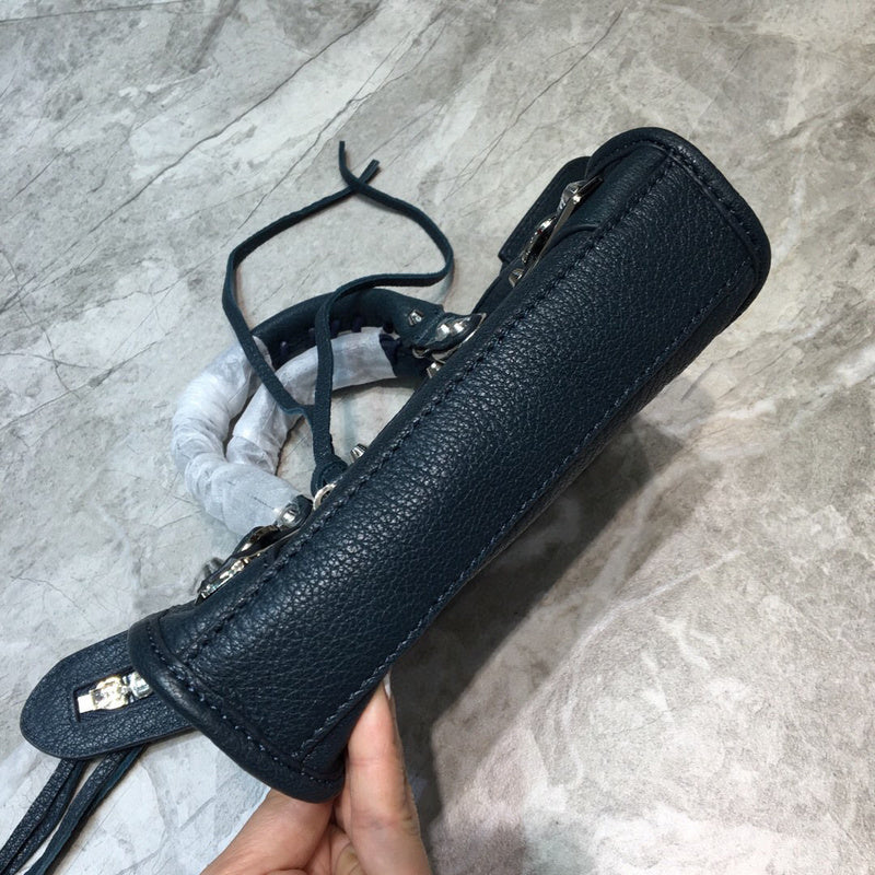 Classic Faux Leather Handbag - Sleek Minimalist Lines | Women's Everyday Carry Handbag #694 - styled full view (image 7) of designer-inspired handbag