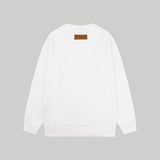 Side profile of Louis Vuitton luxury clothing with relaxed-fit cut