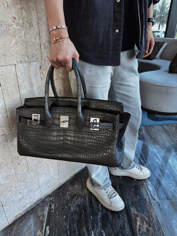 Interior view of polished premium bag