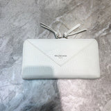 Chic Vegan Leather Handbag - Premium Craftsmanship Detailing | Women's Luxury Handbag #1003 - side angle view (image 2) of designer-inspired handbag