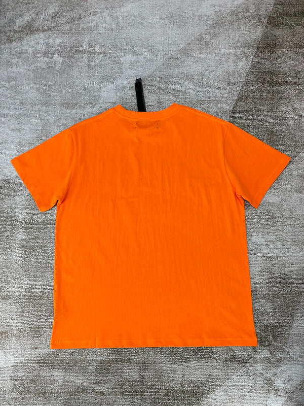 Close-up of Amiri t-shirt craftsmanship