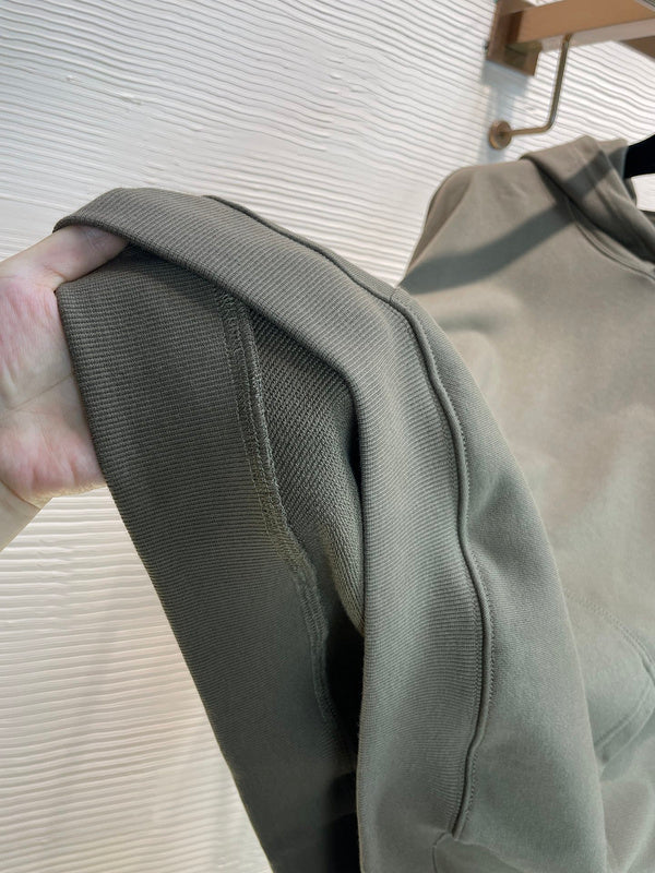 Close-up of Balenciaga designer clothing craftsmanship