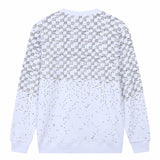Side profile of Louis Vuitton luxury clothing with runway-inspired design