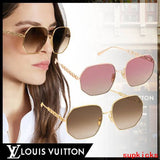 Angled view of Louis Vuitton unisex sunglasses