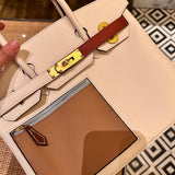  tote bag close-up of hardware and finish 11