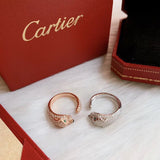 Side view of Cartier unisex jewelry piece