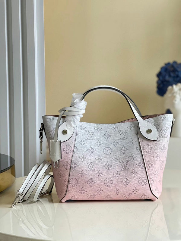 Side profile of signature elevated women's handbag – women's luxury handbag