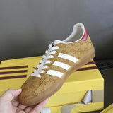 Gucci stone beige luxury sneakers view 5 padded collar comfort