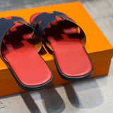 Hermès Black Classic Ballet Flats - Heel Detail View
