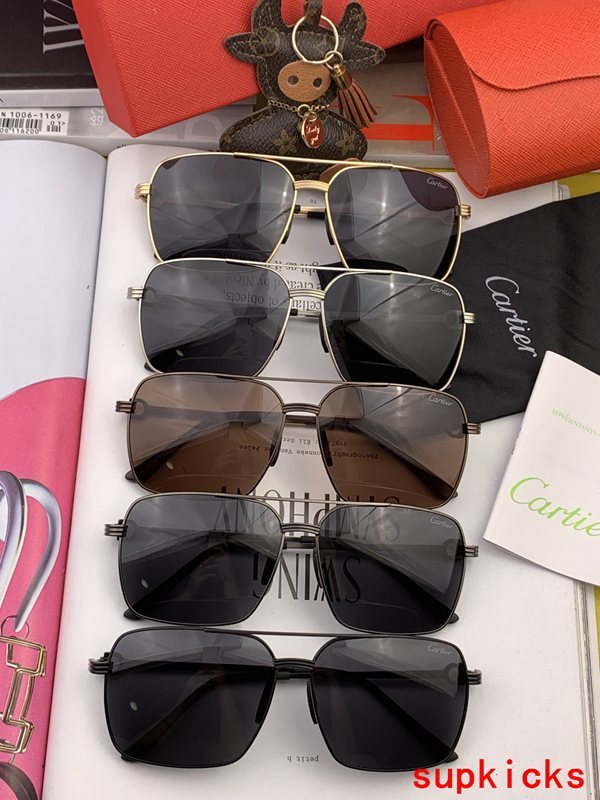 Lifestyle view of Cartier unisex sunglasses