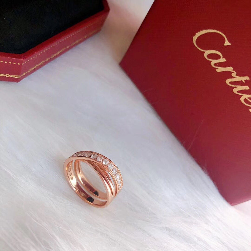 Side view of Cartier unisex jewelry piece