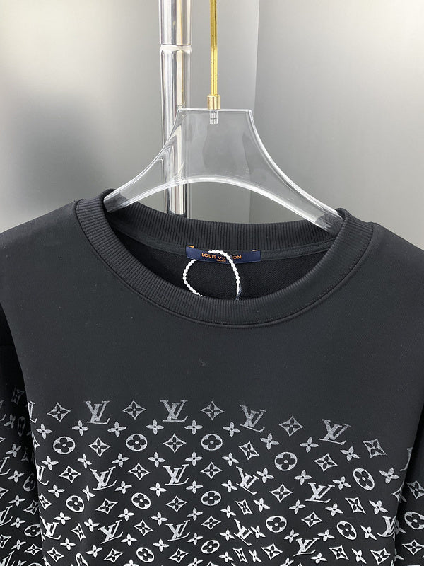 Close-up detail shot of Louis Vuitton luxury clothing with streetwear-inspired cut