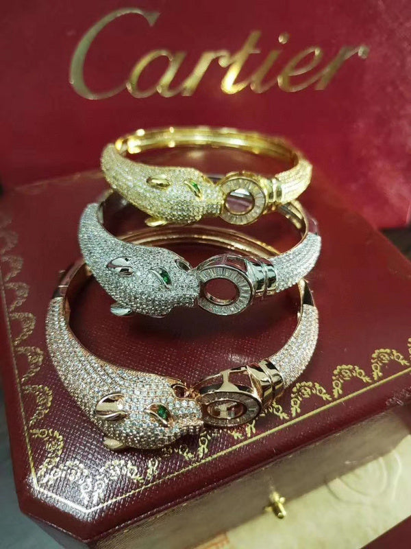 Side view of Cartier unisex jewelry piece
