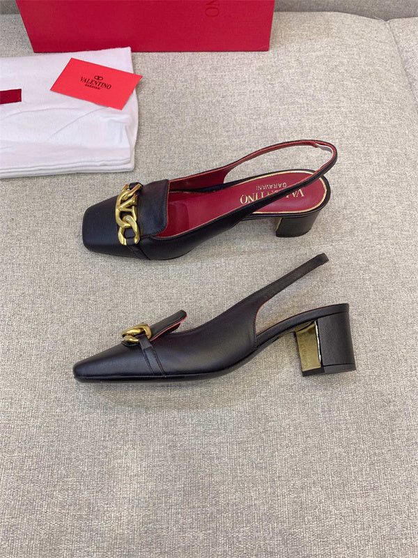 Valentino Garavani luxury shoes detail shot