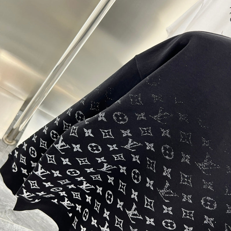 Front view of Louis Vuitton luxury clothing with contemporary cut