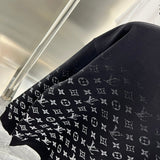 Front view of Louis Vuitton luxury clothing with contemporary cut