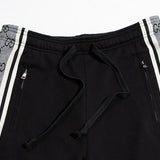 Close-up detail shot of Gucci luxury clothing with tailored silhouette