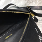 Polished Premium PU Leather Handbag - Statement Silhouette | Women's Statement Accessory #727 - texture close-up (image 9) of designer-inspired handbag