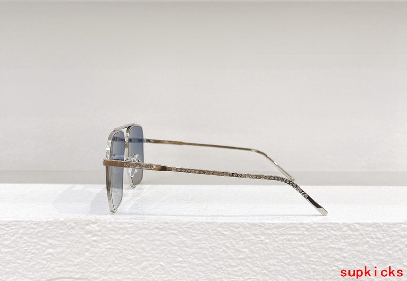 Close-up detail view of Louis Vuitton unisex sunglasses