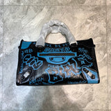 Polished Premium PU Leather Handbag - Chic Everyday Appeal | Women's Designer-Inspired Purse #971 - front view (image 1) of designer-inspired handbag