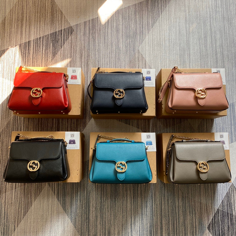 Side profile of modern sleek women's handbag – women's designer-style accessory